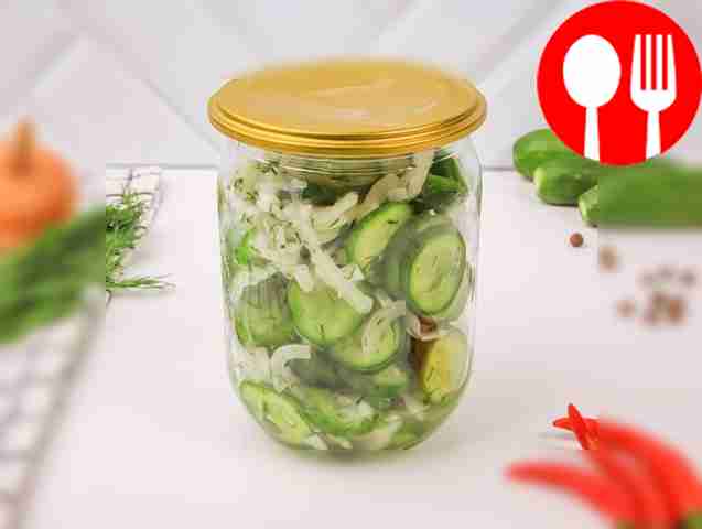 Салат из огурцов и перца на зиму