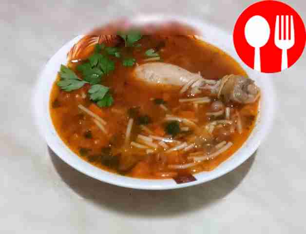 Чечвичный суп с макаронами