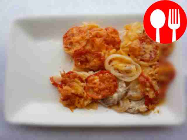 Ароматная индейка с сыром по-французски