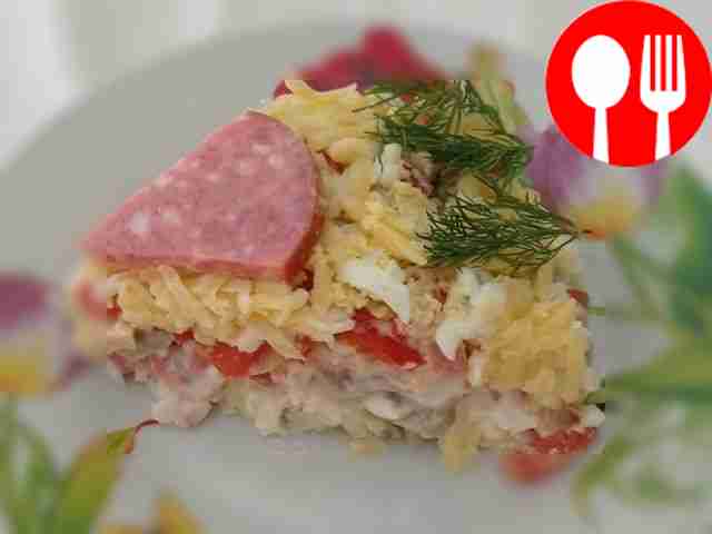 Быстрый салат «Поросенок»