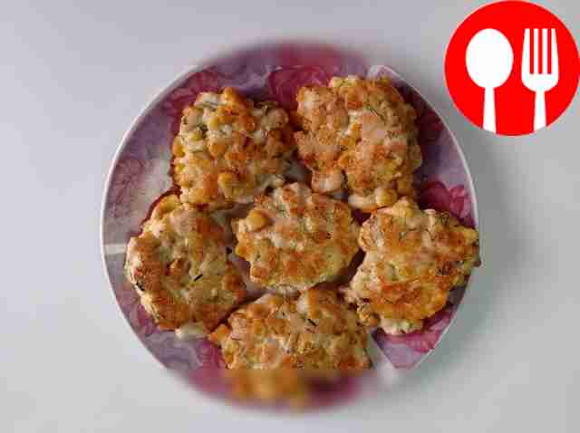 Домашние рубленые куриные котлетки с кукурузой и сыром