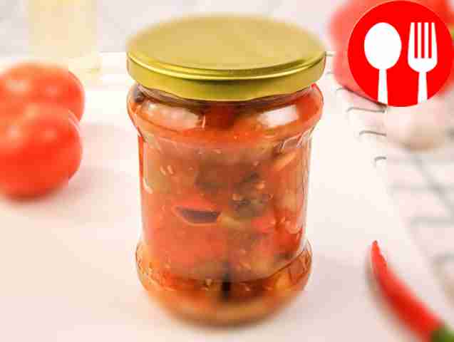 Баклажаны с болгарским перцем на зиму