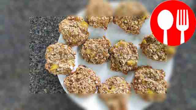 Бананово-овсяные печенья