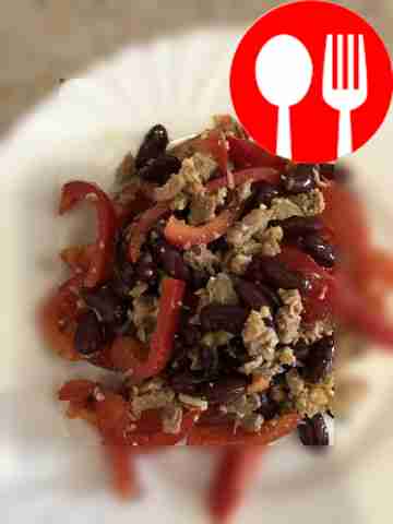 Салат Тбилиси с вареной говядиной