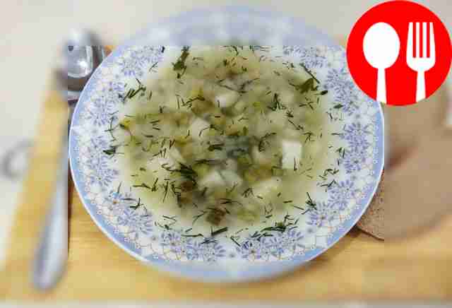 Рассольник на бараньей косточке