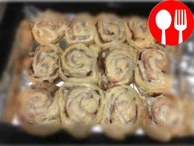 Ароматные воздушные булочки синнабон