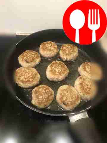 Котлеты из индейки с добавлением конопляной муки