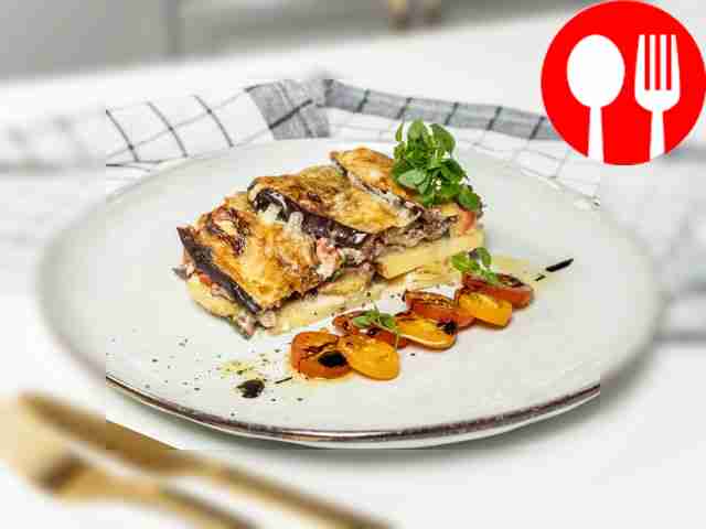 Мусака с молоком