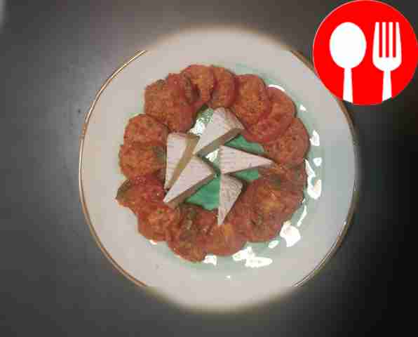 Вяленые томаты с чесноком и сыром