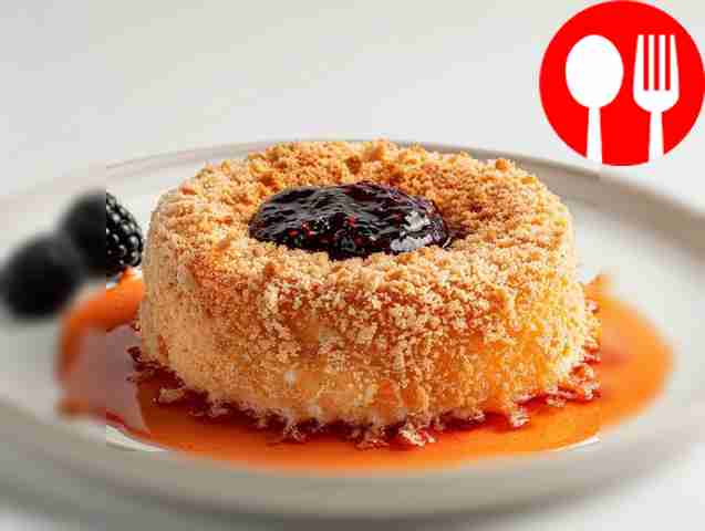 Жареный камамбер с вареньем