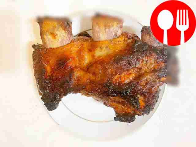 Ароматные свиные ребрышки в медово-горчичном соусе