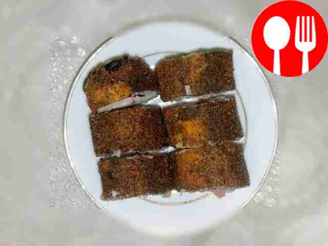 Роллы с крабовыми палочками в панировке