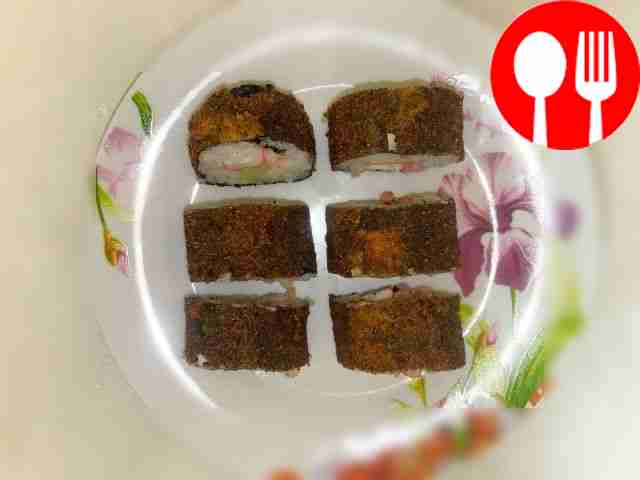 Роллы с креветками в темпуре