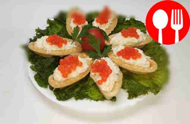 Начинка для тарталеток с икрой
