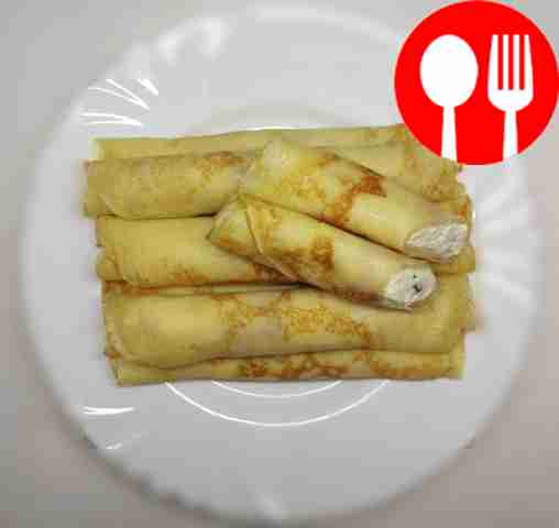 Ароматные блины с творогом