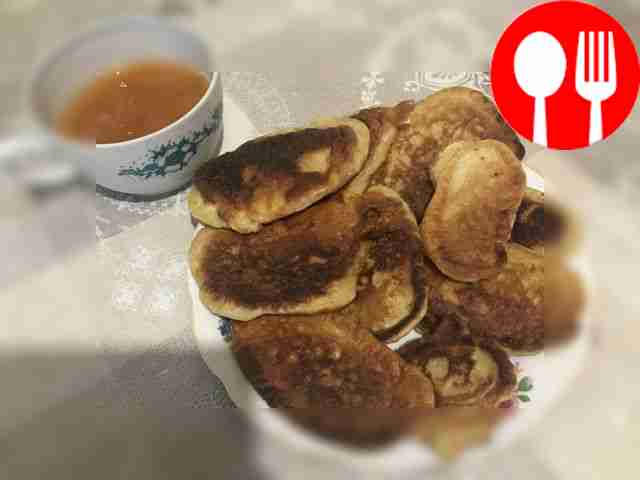 Быстрые оладушки для своих деток