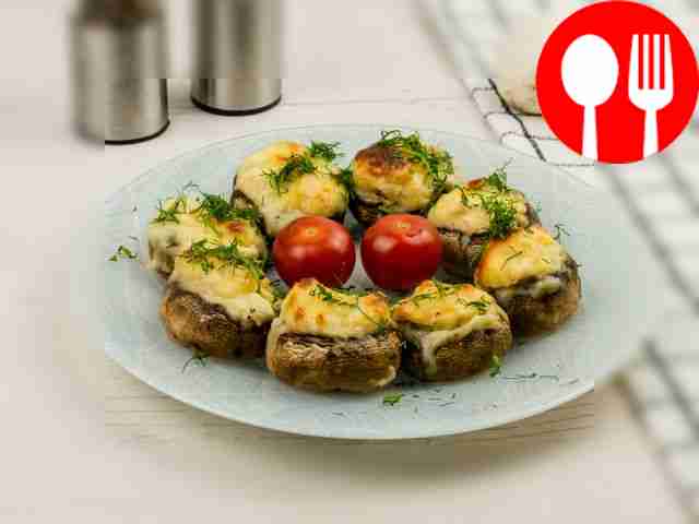 Сливочные шампиньоны с курицей