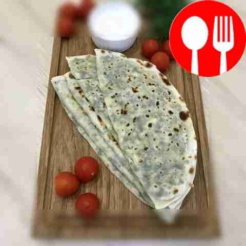 Кутабы с зеленью и сыром