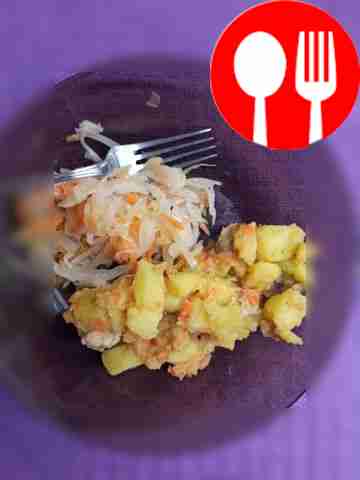 Тушеная картошечка с индейкой