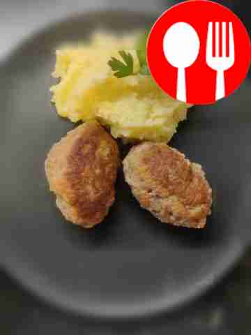 Мясные зразы с грибам