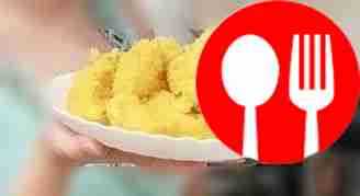 Креветки в панировке с кисло-сладким соусом