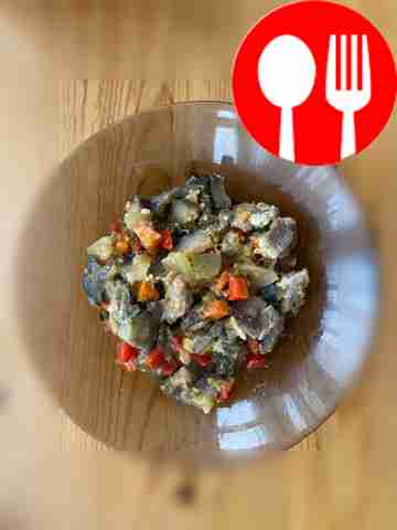 Овощное рагу с баклажанами