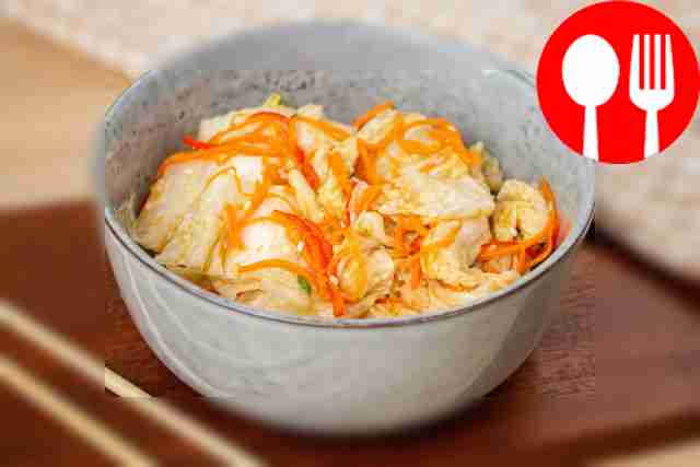 Кимчи с рыбным соусом и перцем чили