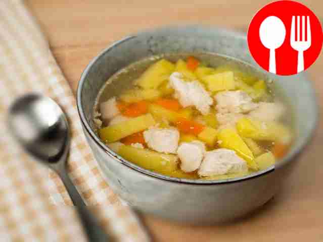 Детский суп из индейки