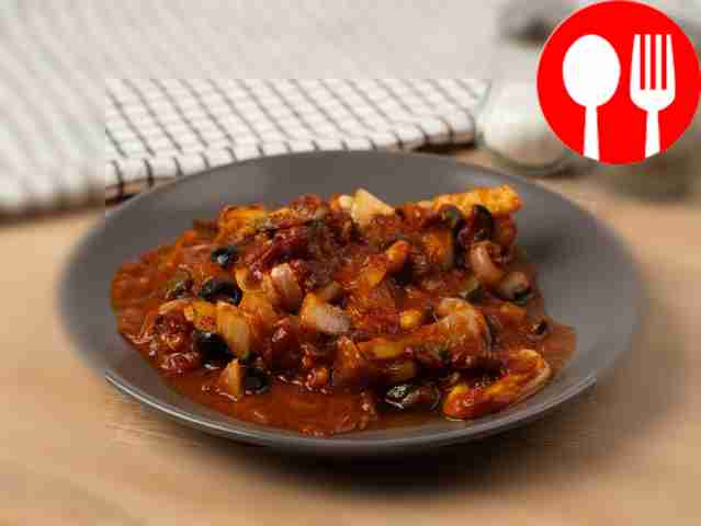 Соте из морепродуктов