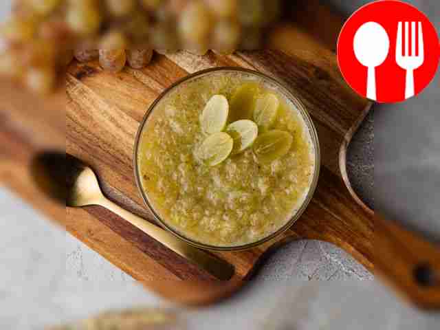 Виноградное детское пюре без сахара