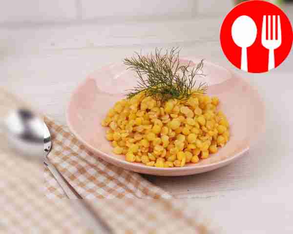 Горох в кастрюле