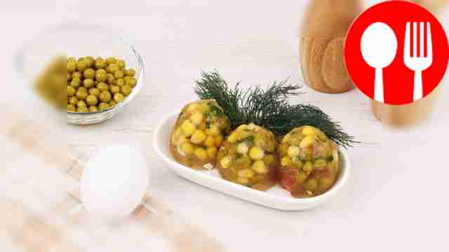 Как только бульон с горошком и овощами...