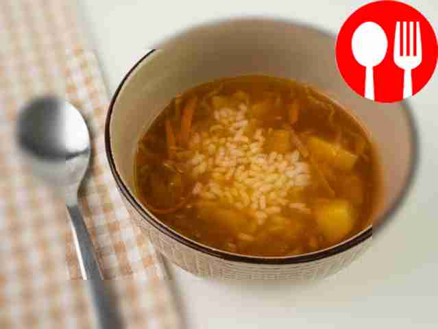 Постный капустняк с картошкой и рисом