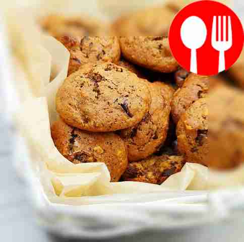 Ароматное шоколадно-ореховое печенье