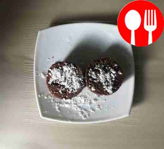 Кекс без молока в микроволновке