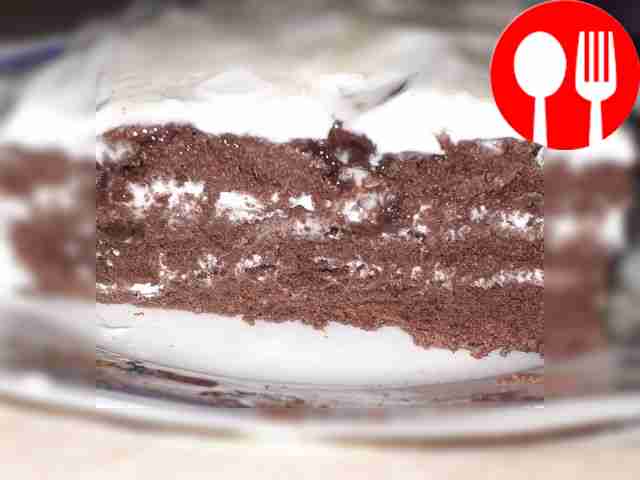 Торт в микроволновке без муки