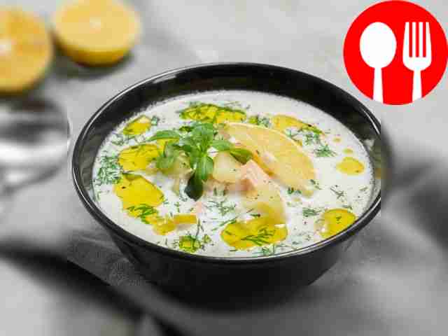 Финский сливочный суп с лососем