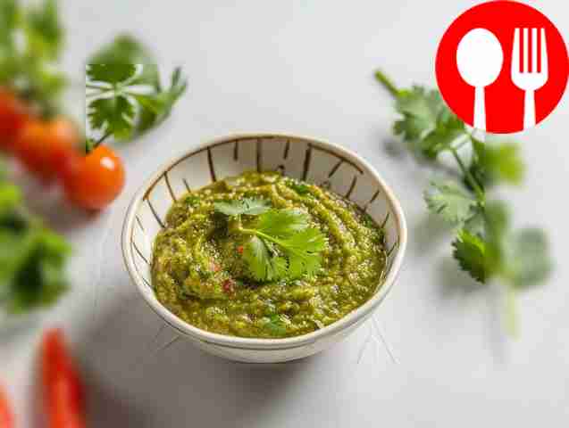 Сальса из зеленых помидоров