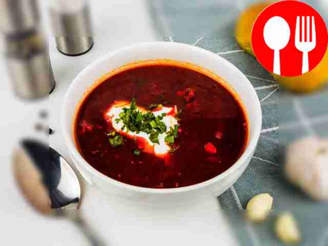 Борщ с курицей