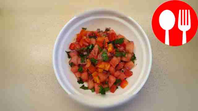 Арбузная сальса