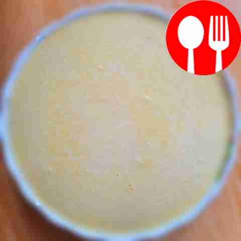 Молочно-сырное фондю с виноградом