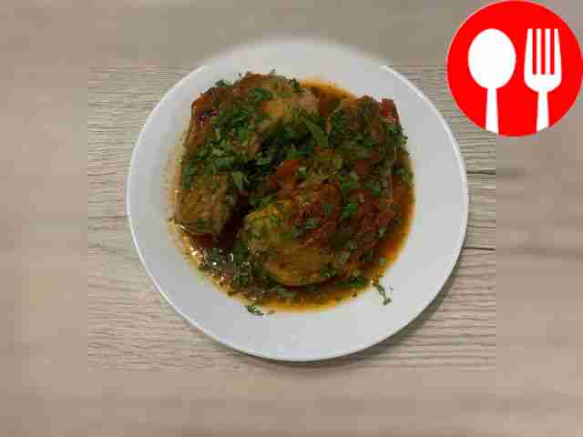 Ароматное чахохбили с морковью