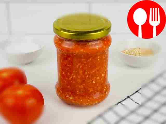 Хренодер с помидорами на зиму