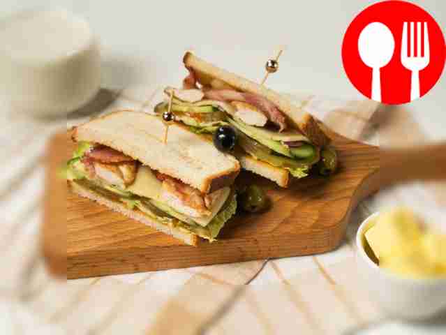 Тост с беконом