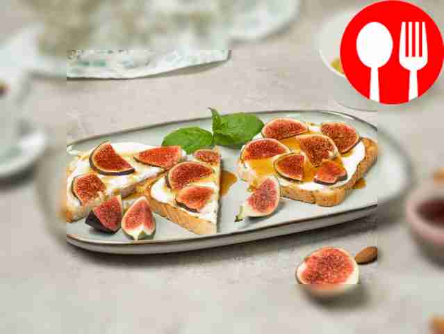 Тост с инжиром