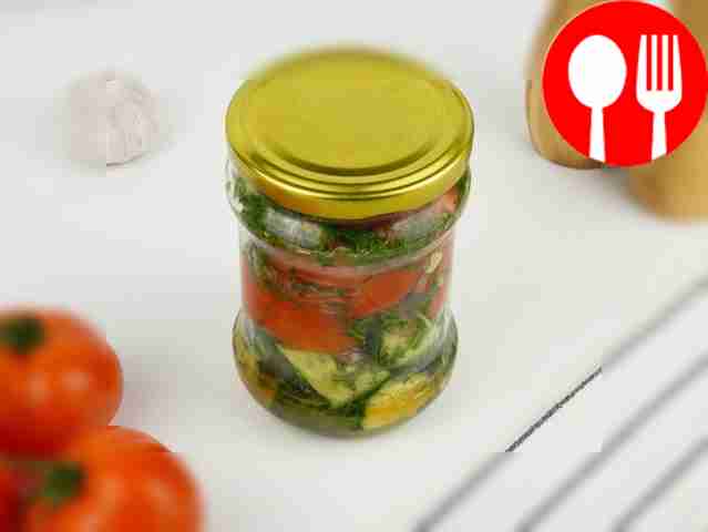 Салат из огурцов и помидоров на зиму