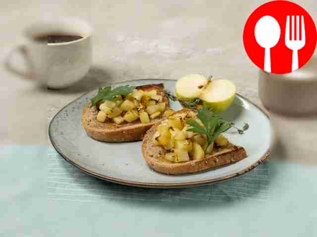 Тост с кунжутным маслом