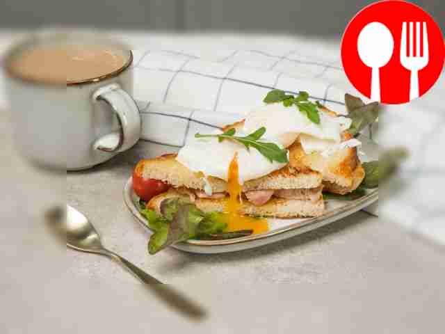 Тост с бедром индейки