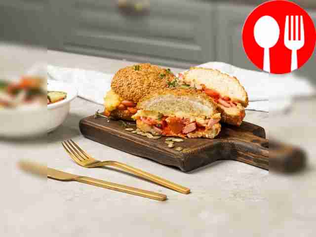 Тост с венскими сосисками