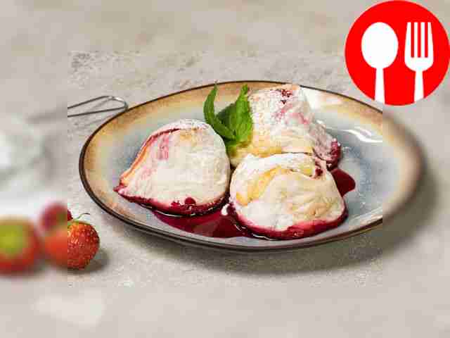 Фило с замороженной малиной